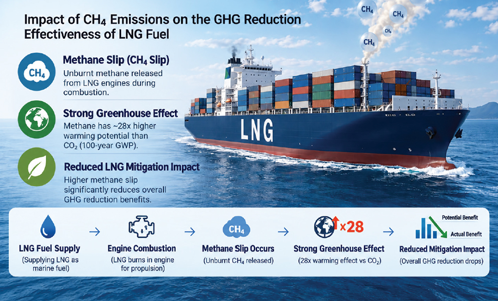 Methane Slip: GHG Challenge of LNG Fuel